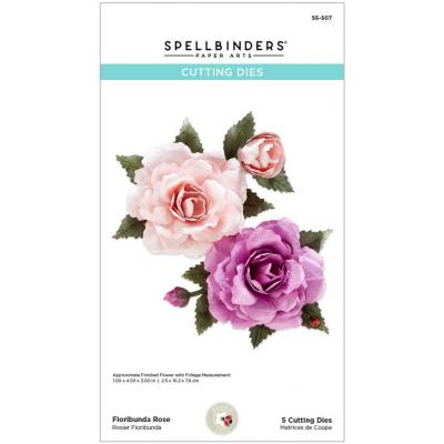 Spellbinders Etched Dies - Floribunda Rose